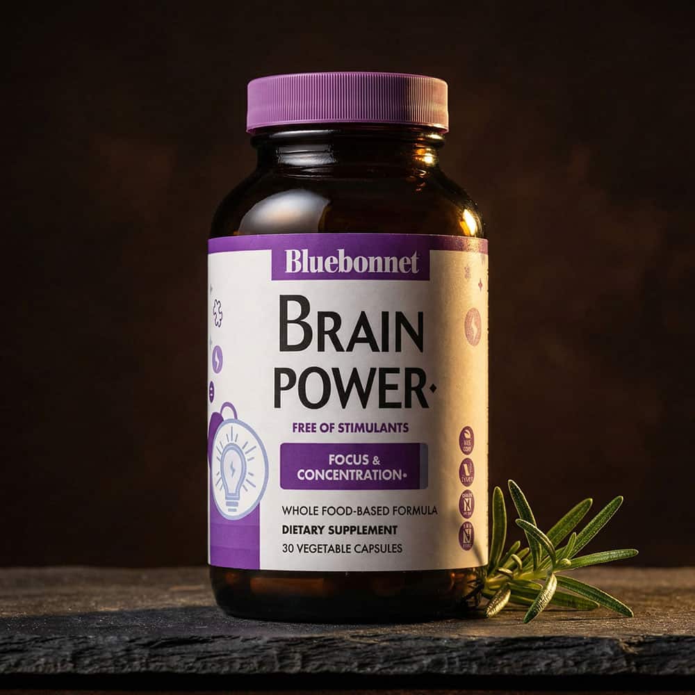 BrainPower Nootropic Blend 30ct - Vegetable Capsules