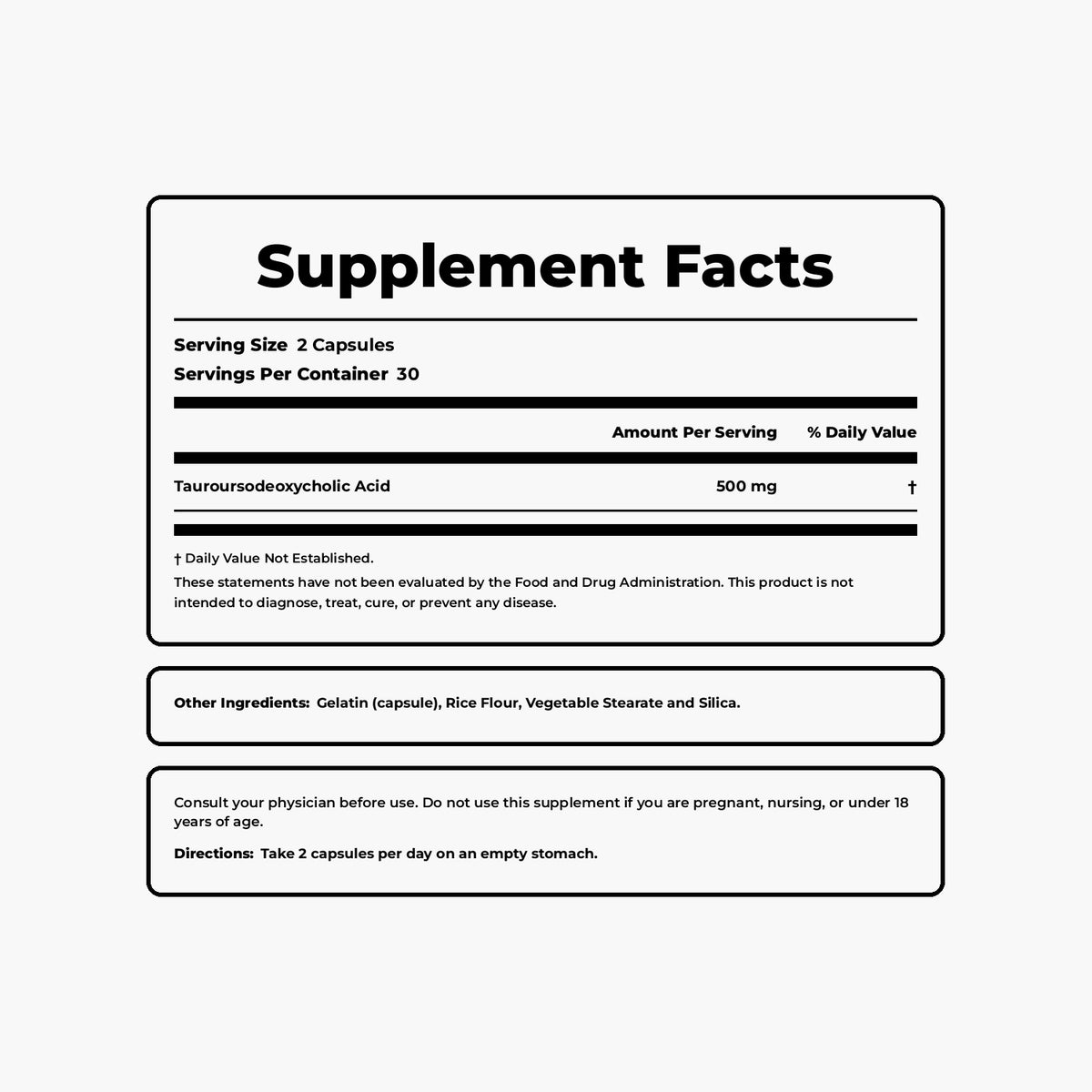 TUDCA Bile Salts