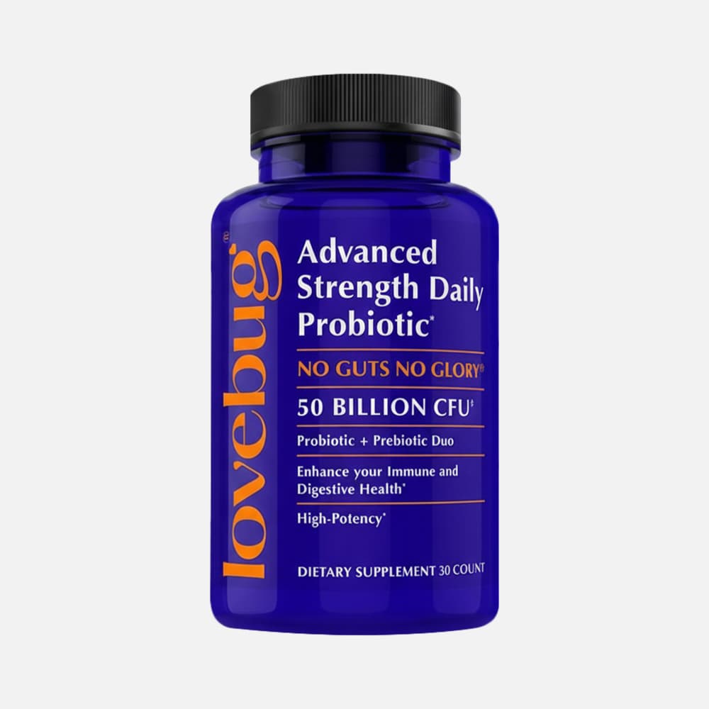 LoveBug Probiotics 50 Billion CFU - 30 Capsules