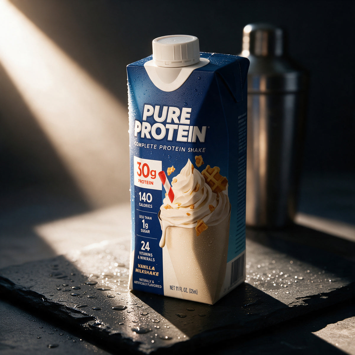Pure Protein - Protein Shake 30g - Vanilla - 12 x 11 fl oz