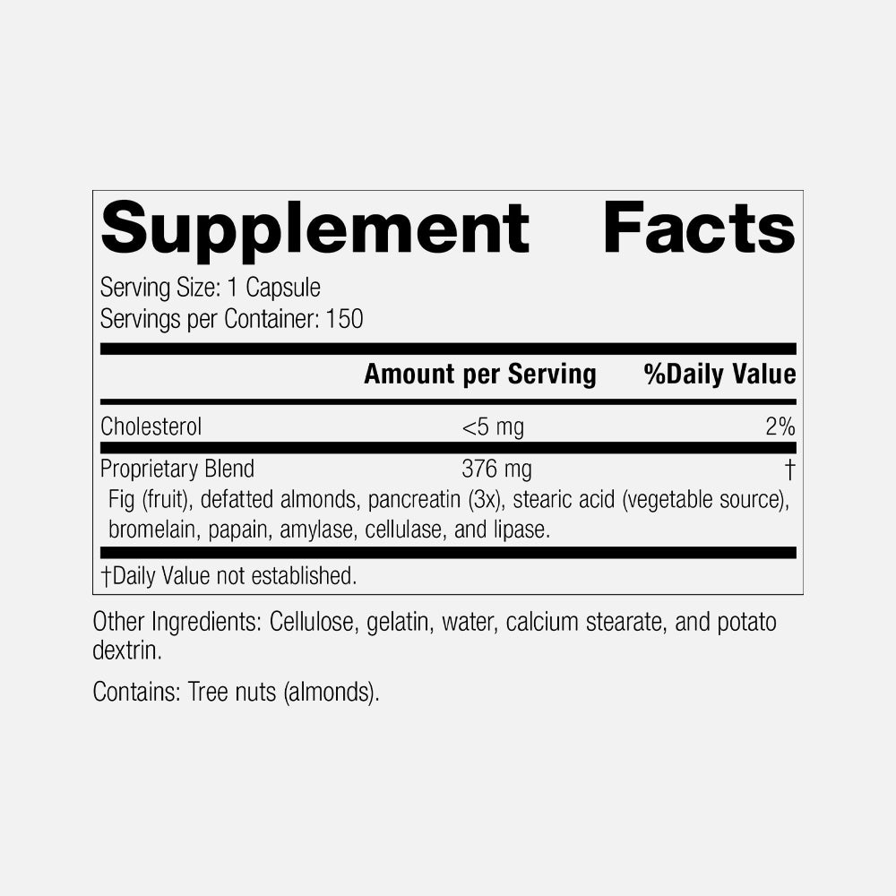 Multizyme Digestive Enzymes - 150 Capsules