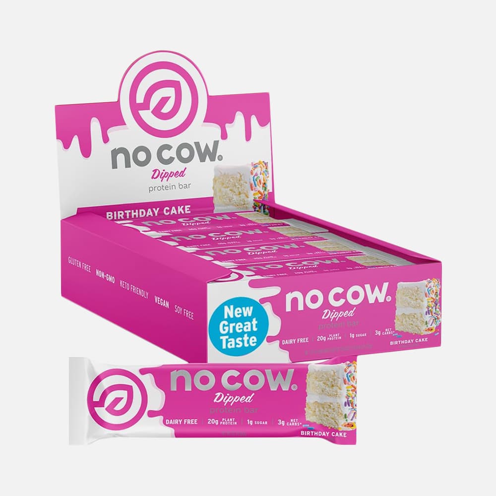 No Cow Birthday Cake Protein 20g - 12 Bars