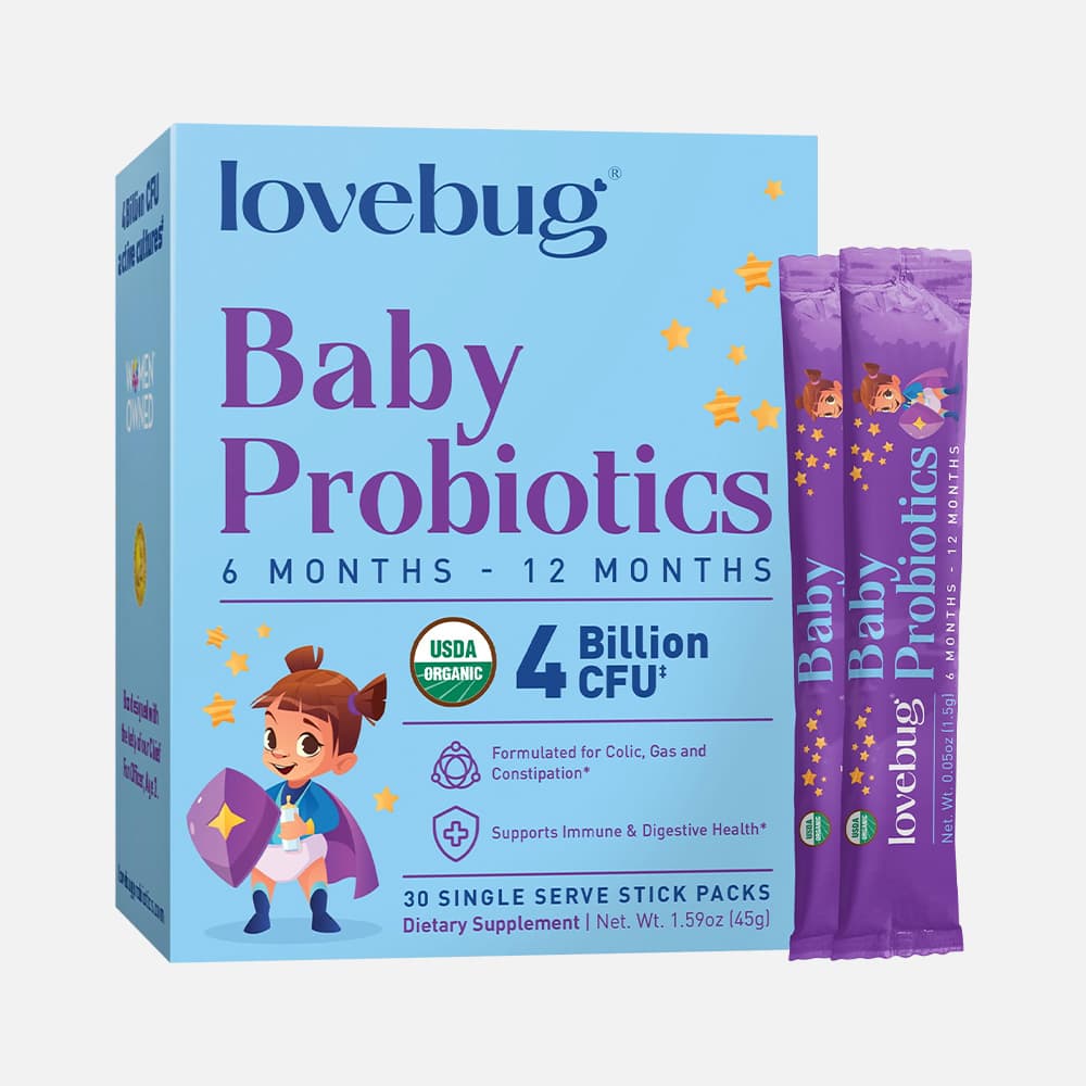 Baby Probiotics 4 Billion CFU - 60 Packets (6‚Äö12 Months)