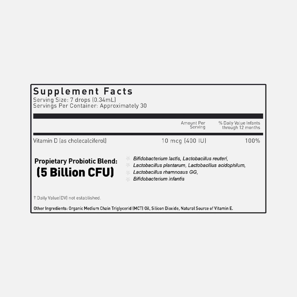 Baby Probiotics 4 Billion CFU - 60 Packets (6‚Äö12 Months)