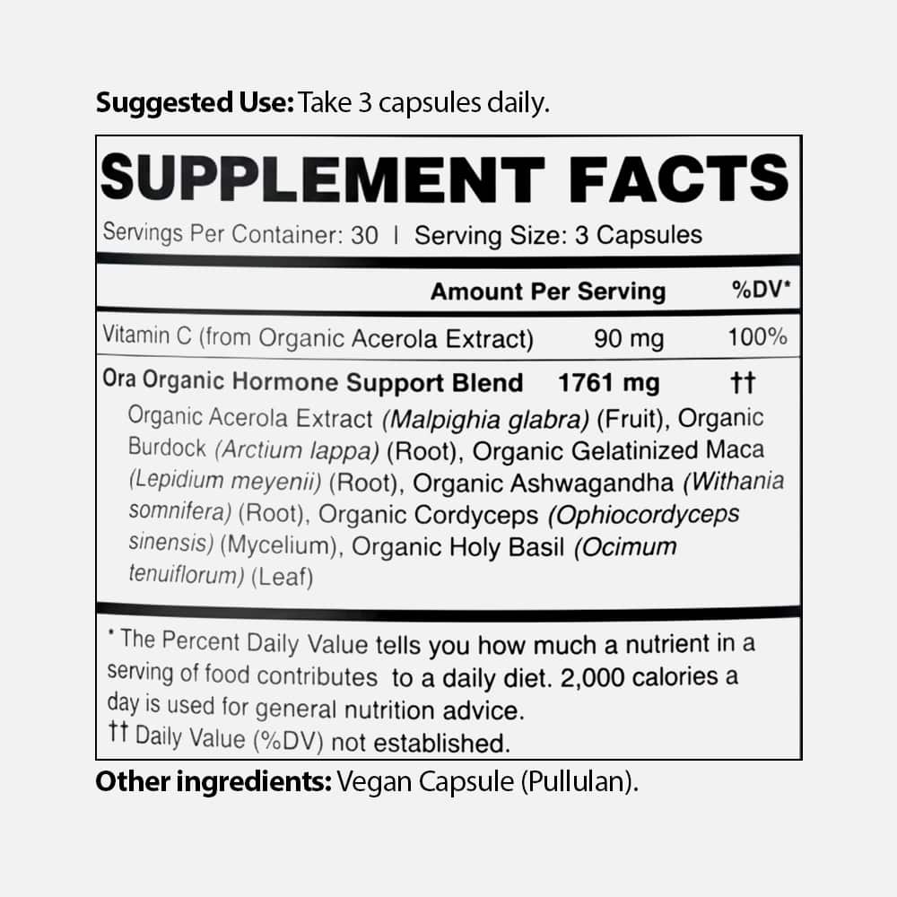 Ora Hormonious Hormone Support - 90 Capsules