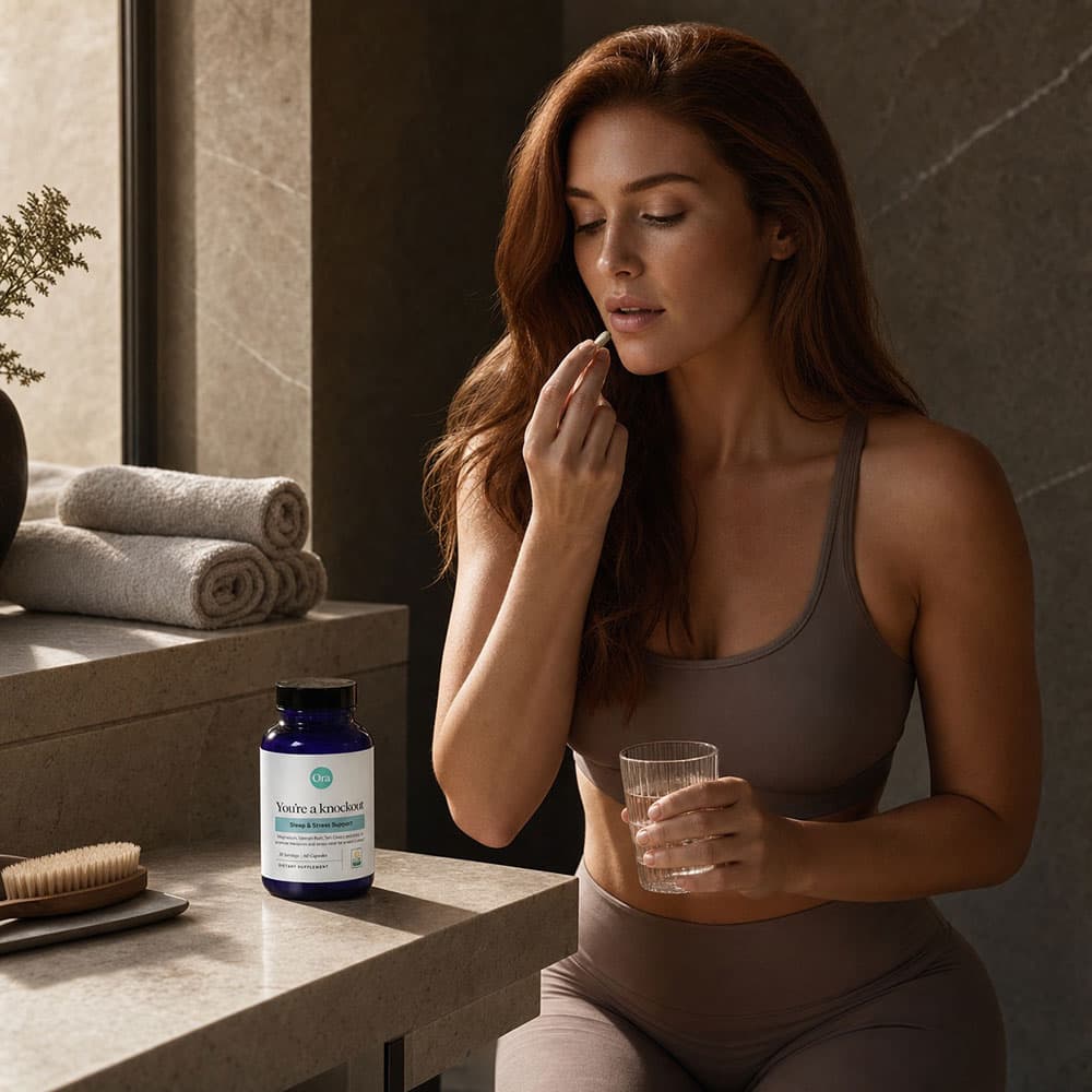 Herbal Sleep Blend with Melatonin & Magnesium - 60 Capsules