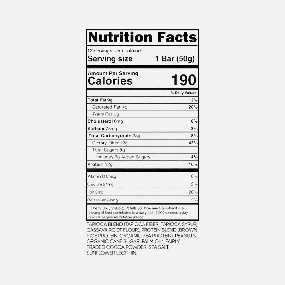 Trubar Smother Fudger Peanut Butter - 12 Bars