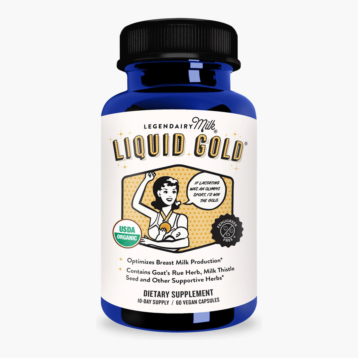 Liquid Gold Lactation Support - 60 Capsules