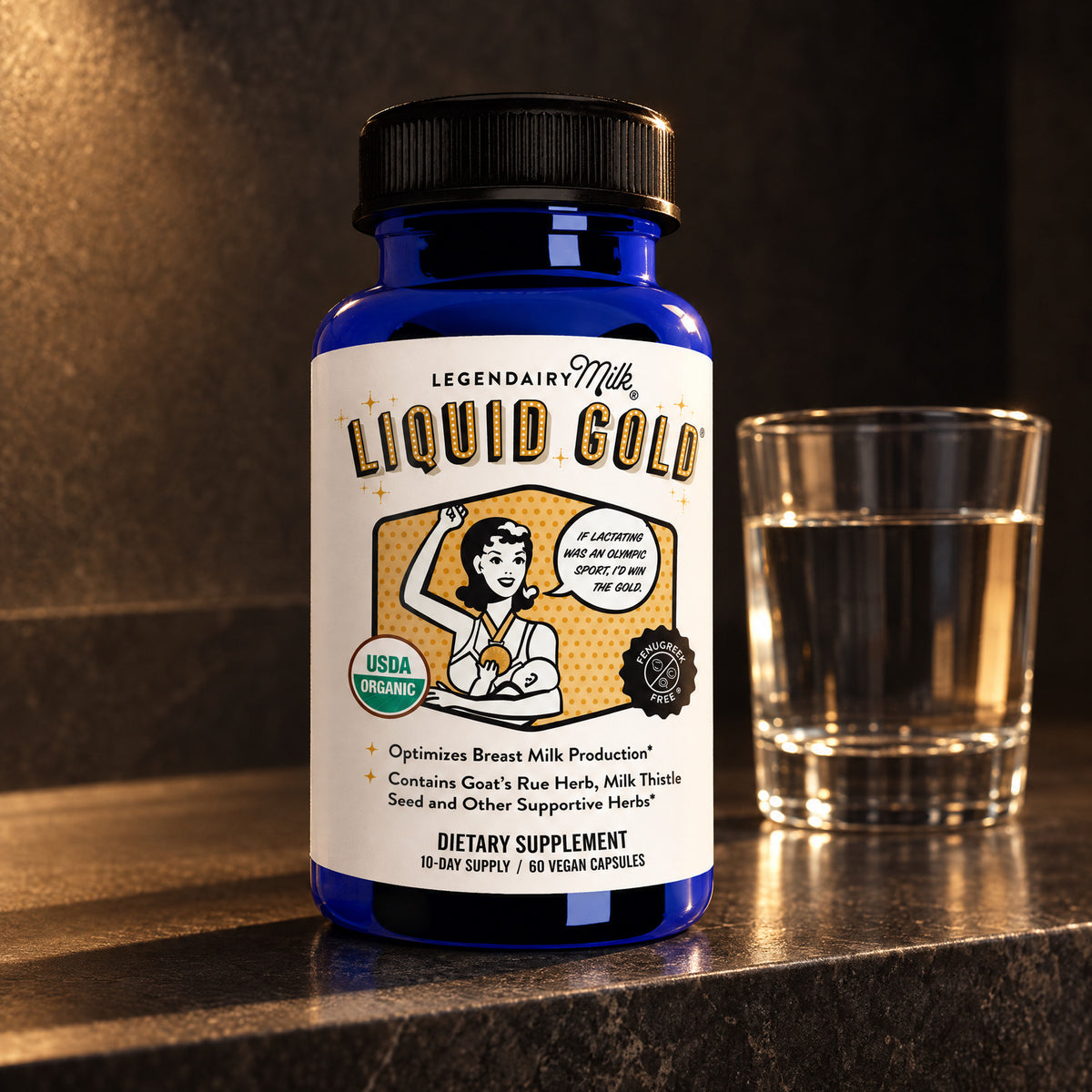 Liquid Gold Lactation Support - 60 Capsules