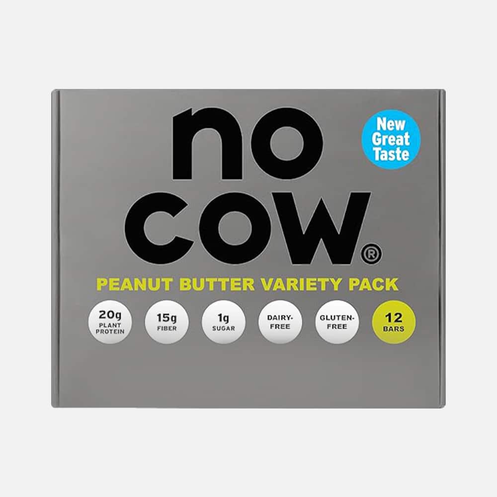 No Cow Vegan Protein Bars 20g - 12 Peanut Butter Bars
