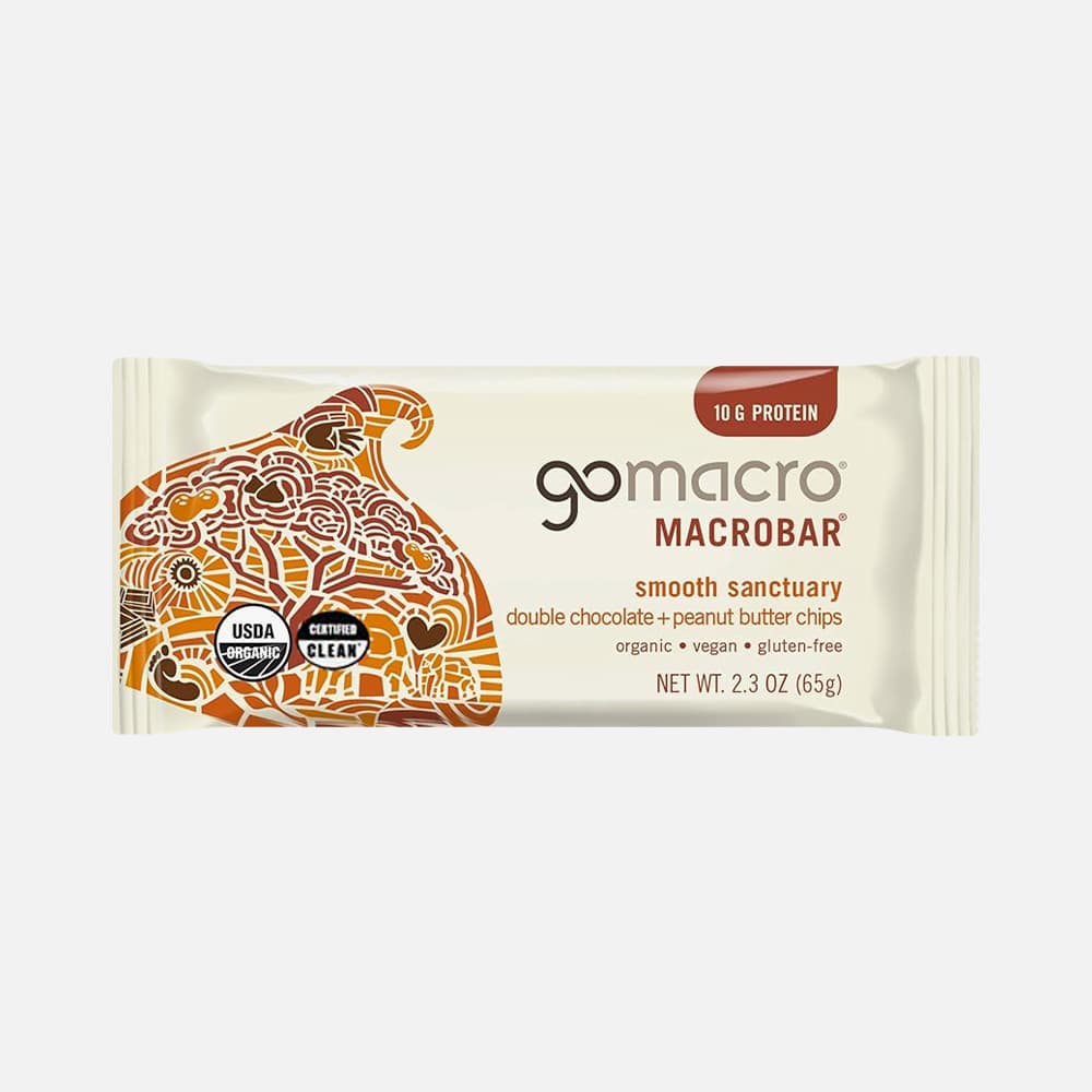 GoMacro Double Chocolate + PB Chips Bars - 12 Bars