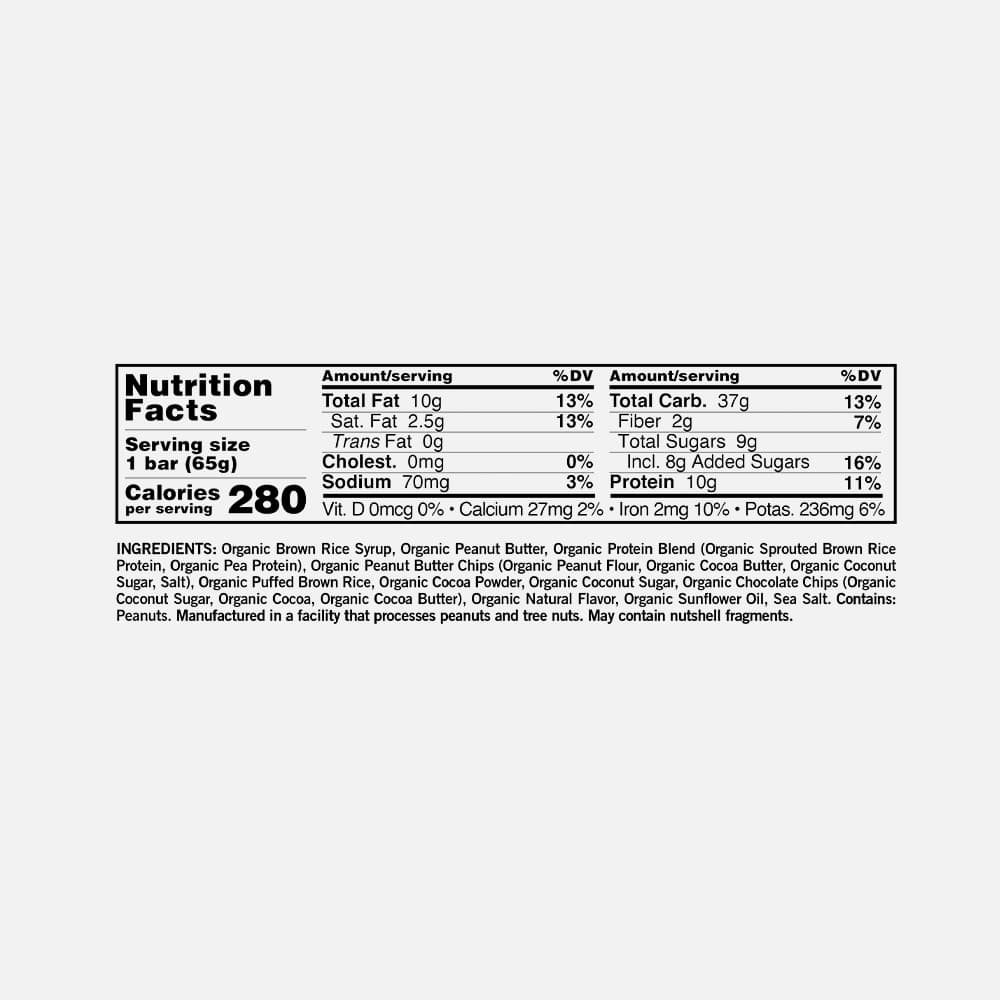 GoMacro Double Chocolate + PB Chips Bars - 12 Bars