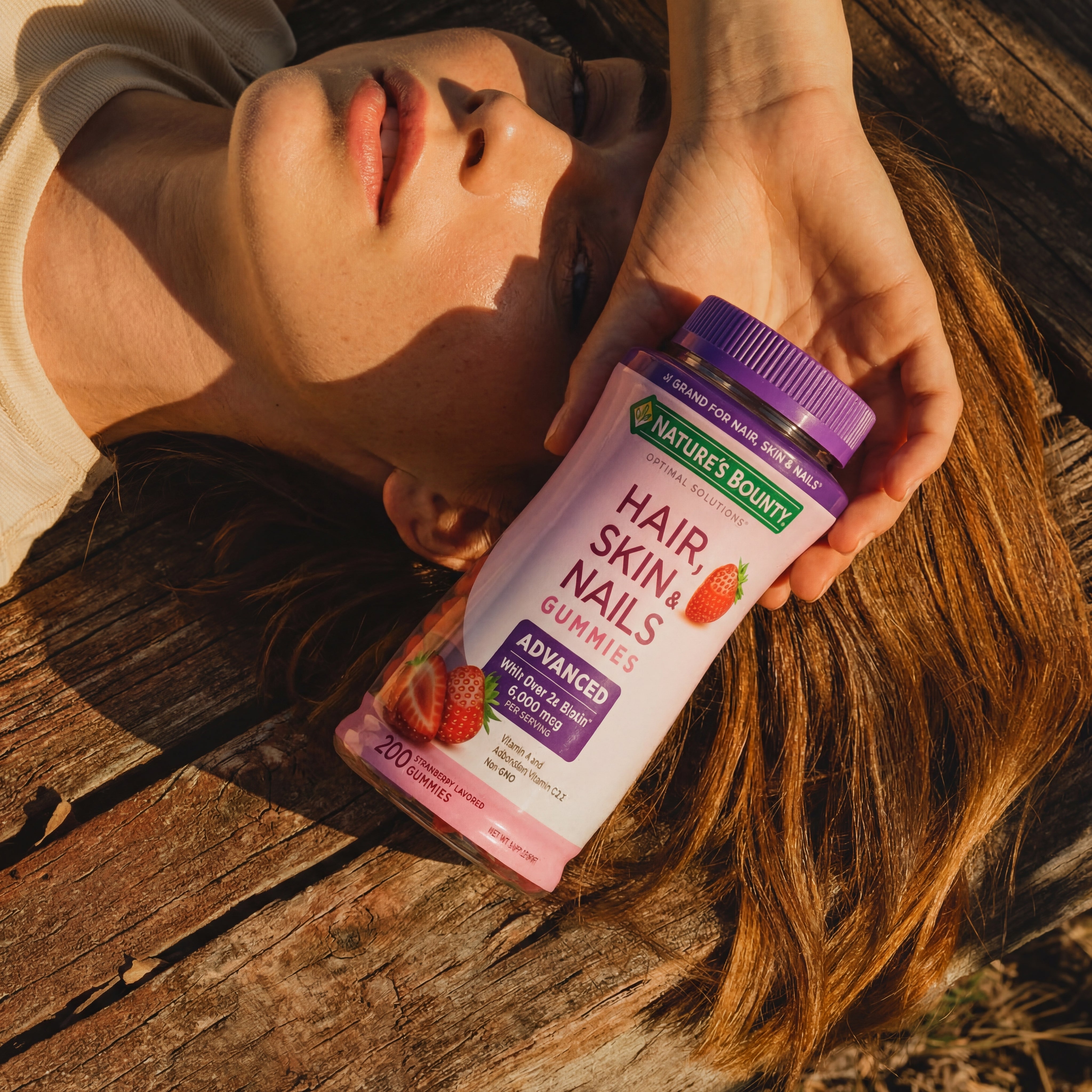 Advanced Hair Skin Nails Gummies 6000mcg - 200 Gummies