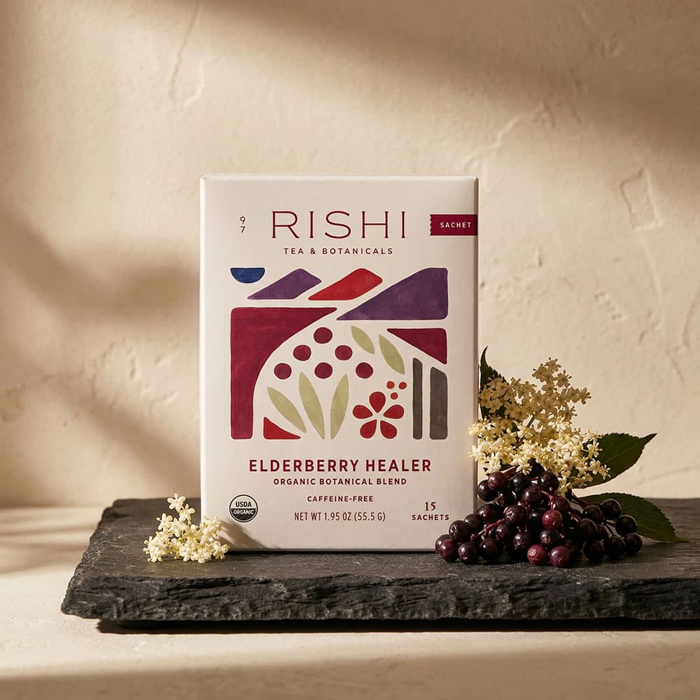 Elderberry Healer Herbal Tea - 15 Sachet Bags
