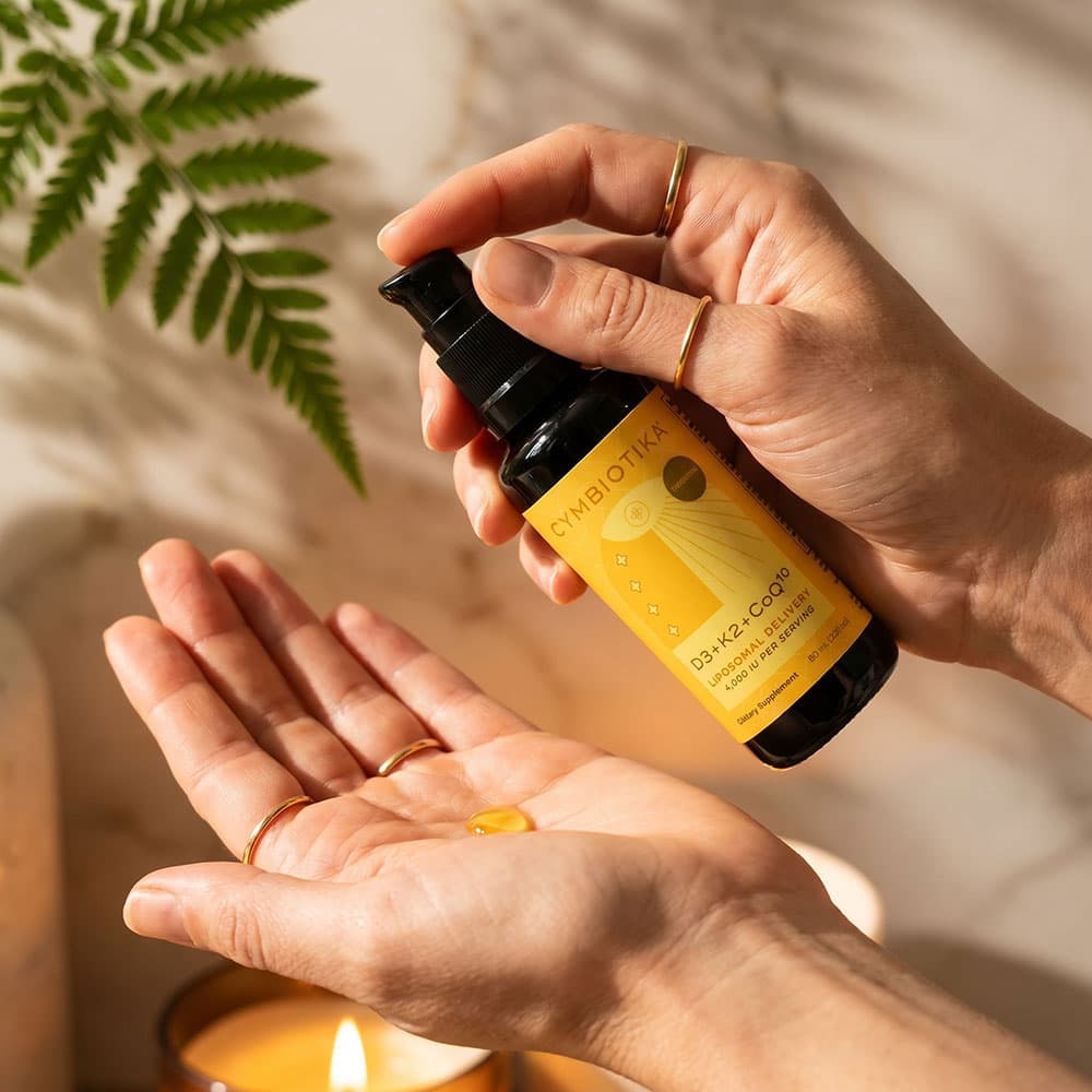 Vitamin D3 K2 with CoQ10 - Liquid Pump Supplement