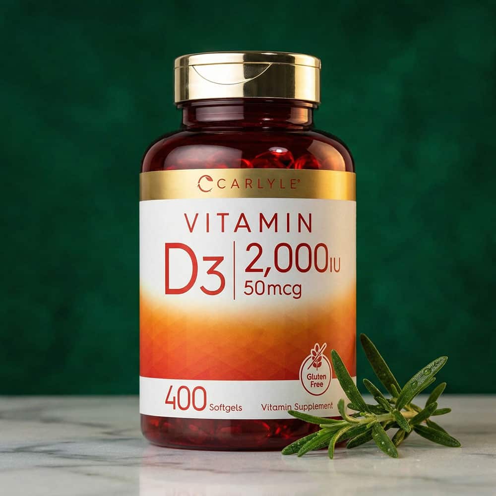 Vitamin D3 2000 IU (50 mcg) - 400 Softgels
