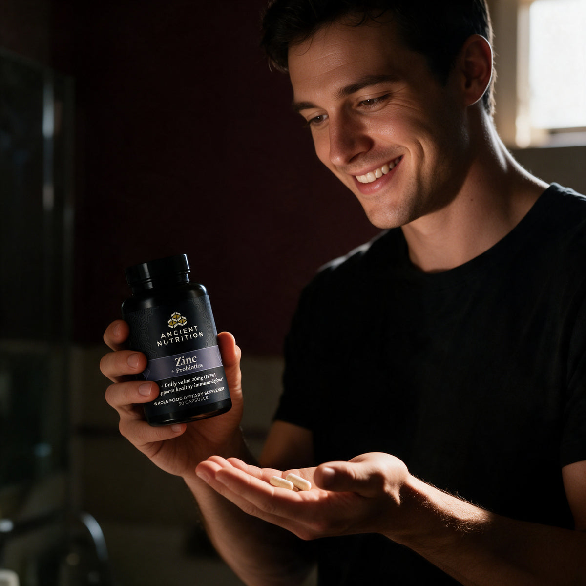 Ancient Nutrition - Probiotics with Zinc - 30 Capsules