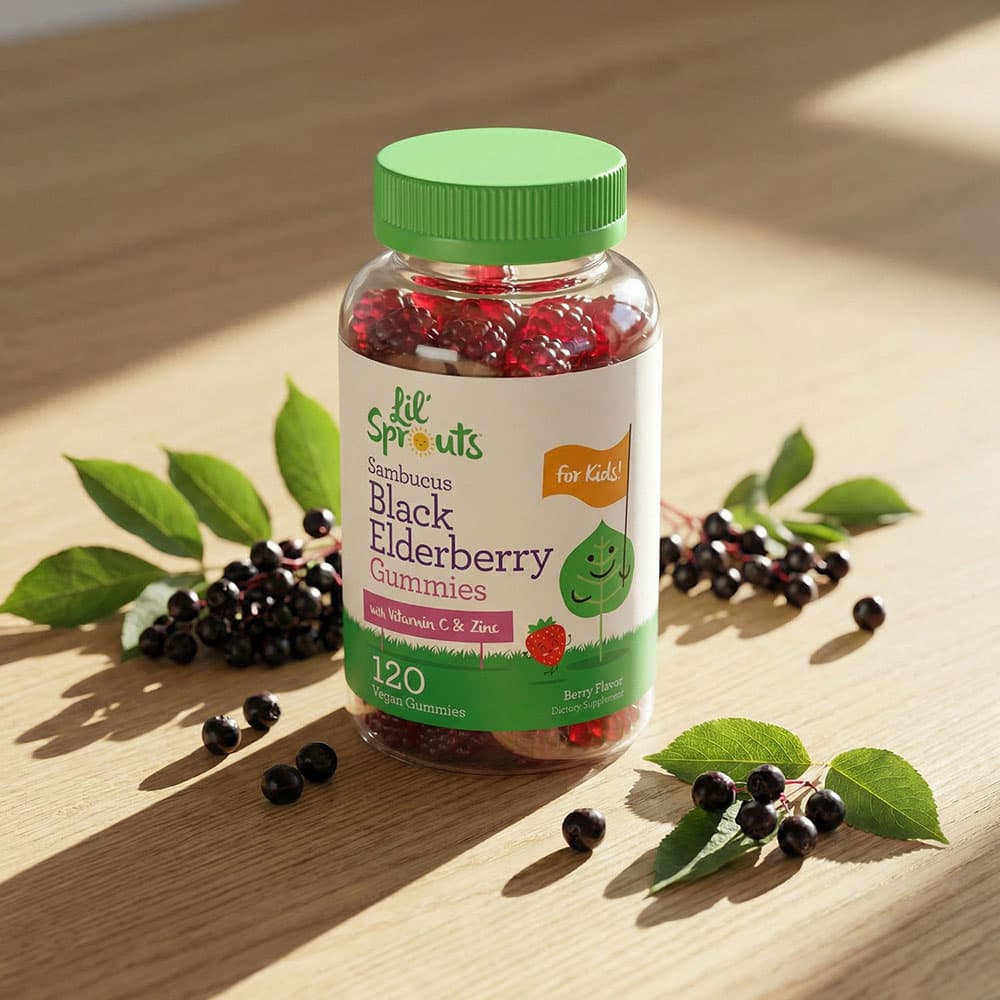 Carlyle Kids Elderberry 200mg with C & Zinc - ummies 120 Gummies