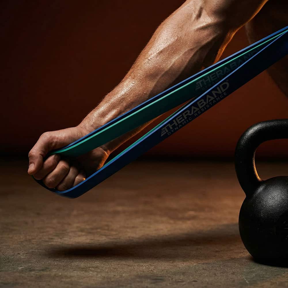 THERABAND High Resistance Bands 25 & 35 lb - 2 Bands