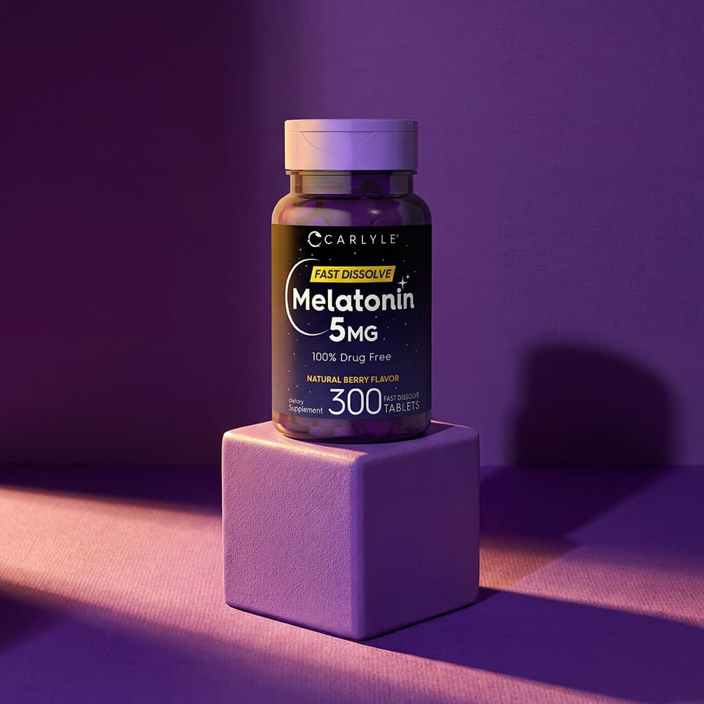 Melatonin 5mg - 300 Fast Dissolve Berry Tablets