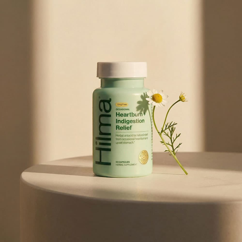 Hilma Heartburn & Indigestion Relief - 50 Vegan Capsules