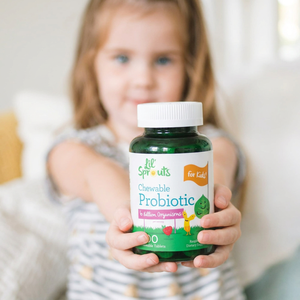Kids Probiotics 6 Billion CFU - 200 Chewable Tablets