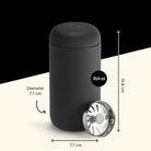 Fellow Carter Move Mug 12oz - Matte Black Travel Tumbler