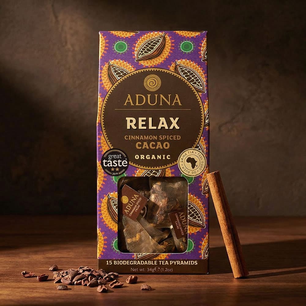Relax Herbal Tea with Cacao, Cinnamon & Spices