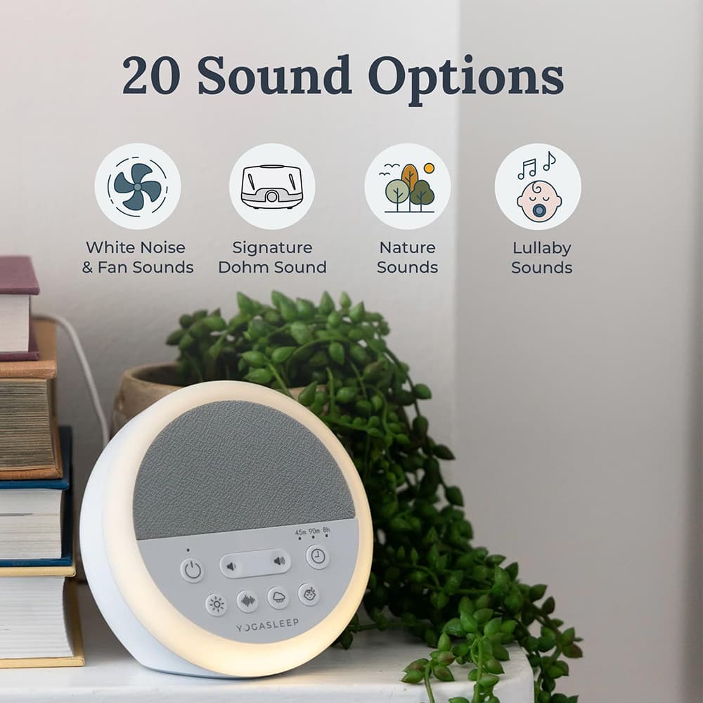 Yogasleep Nod White Noise Machine - 20 Sound Options