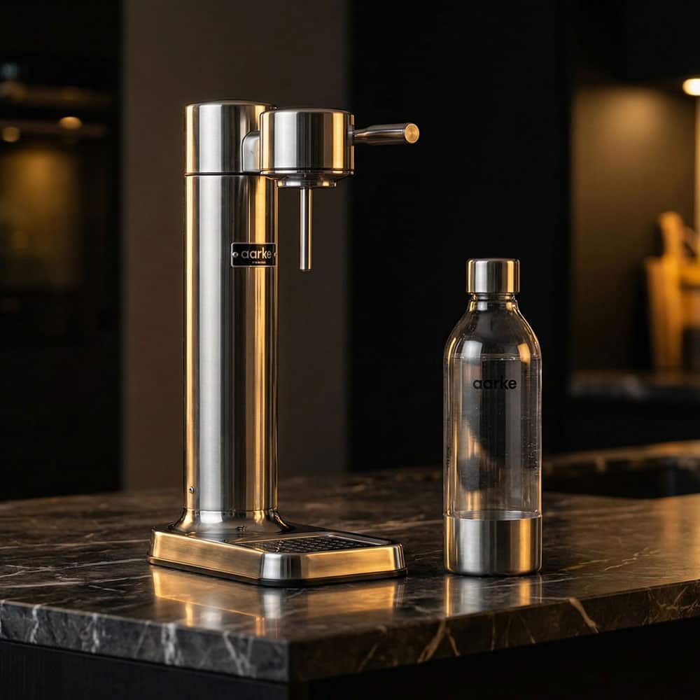 Aarke Carbonator 3 Sparkling Water Maker – Stainless Steel Finish