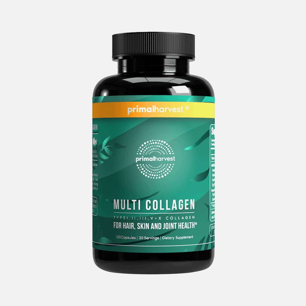 Multi Collagen Complex w/ Vitamin C 1200mg - 120 Capsules