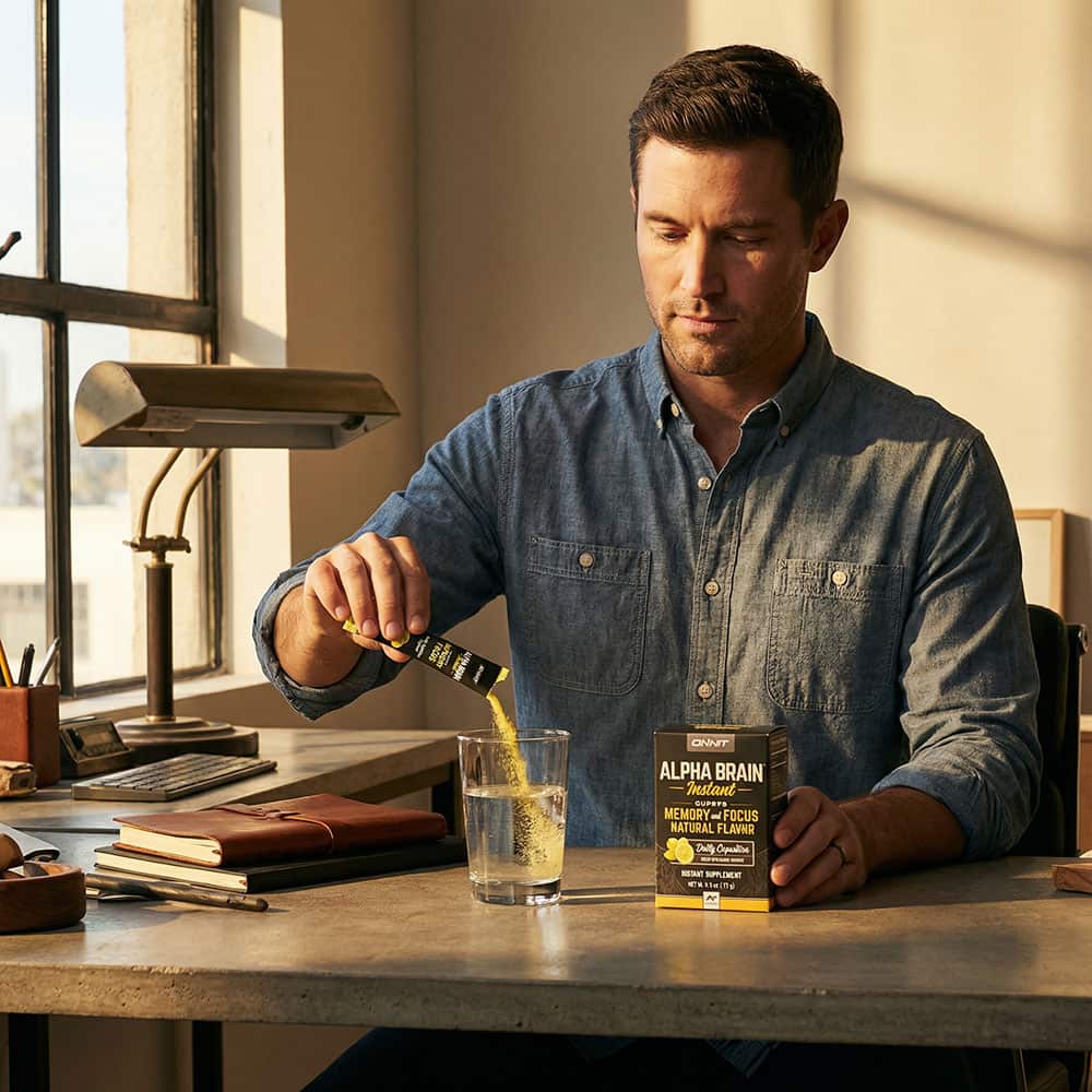 Alpha Brain Instant Nootropic - 30 Packets (Meyer Lemon)
