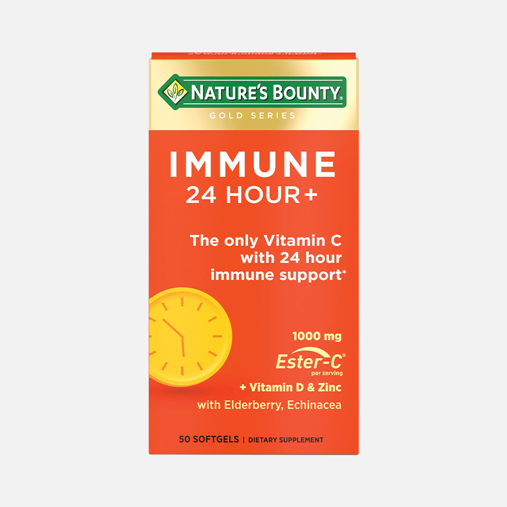 Immune 24 Hour+ Ester-C 1000mg - 50 Softgels