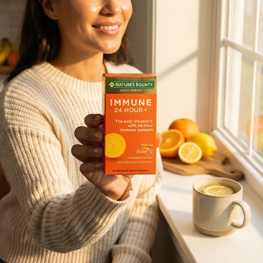 Immune 24 Hour+ Ester-C 1000mg - 50 Softgels