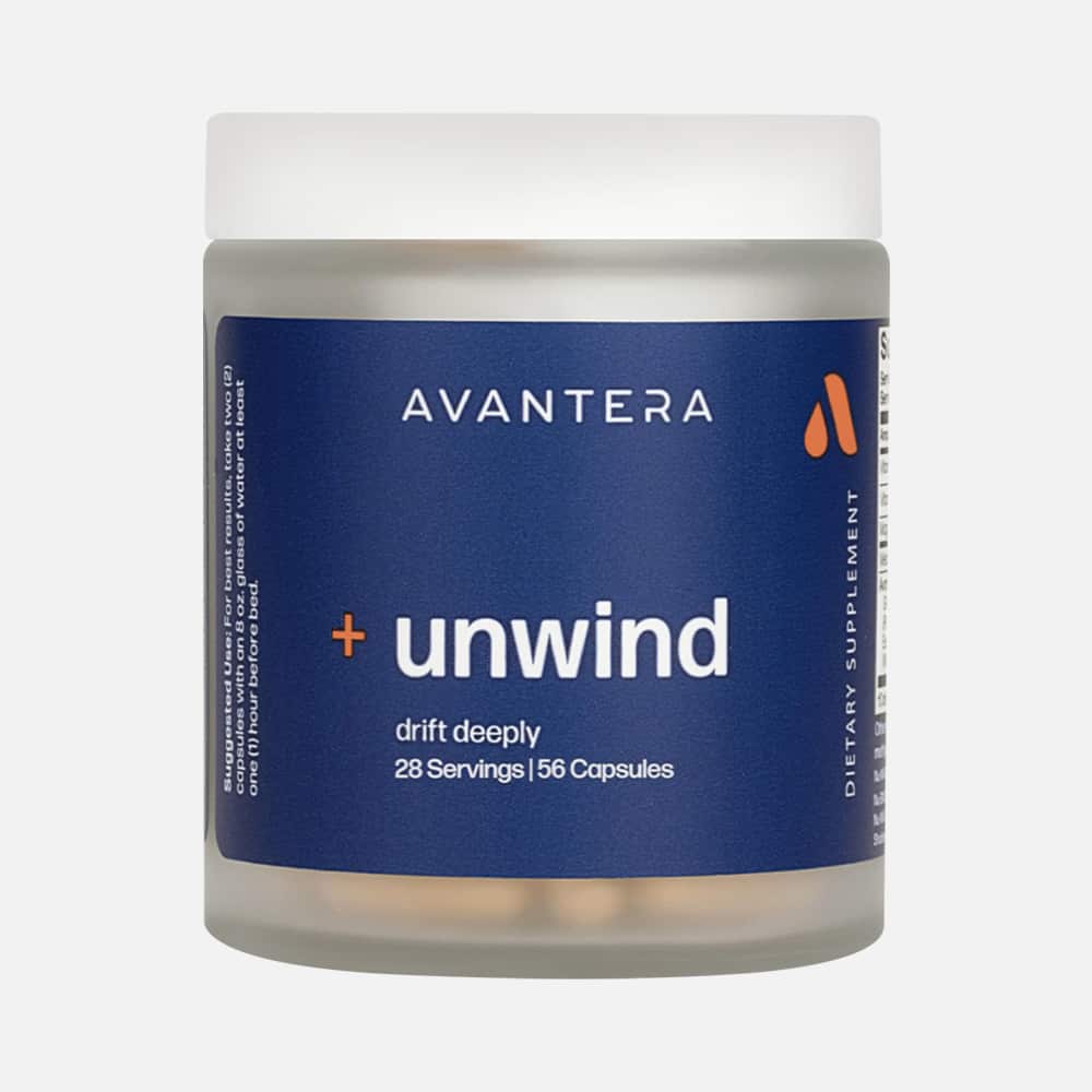 Avantera Unwind 56 Capsules - Stress & Sleep Support