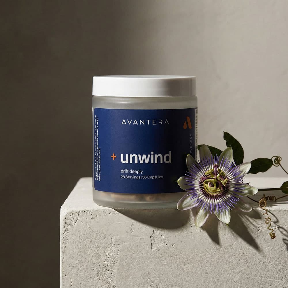 Avantera Unwind 56 Capsules - Stress & Sleep Support