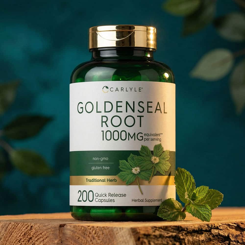 Goldenseal Root 1000mg - 200 Capsules