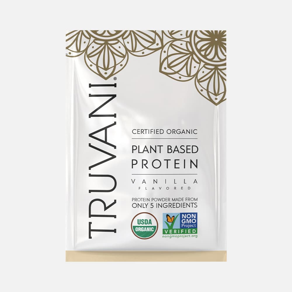 Truvani Organic Pea Protein 20g - 10 Packets (Vanilla)