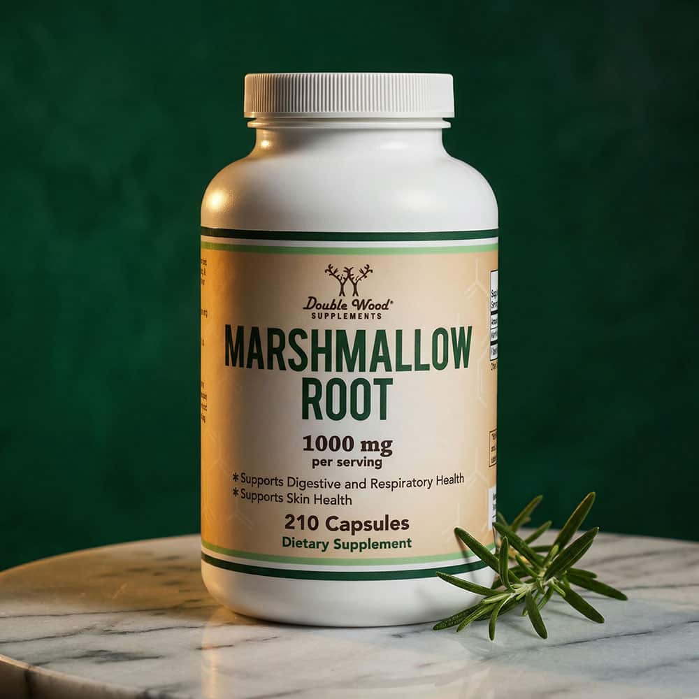 Marshmallow Root 1,000mg - 210 Vegan Capsules