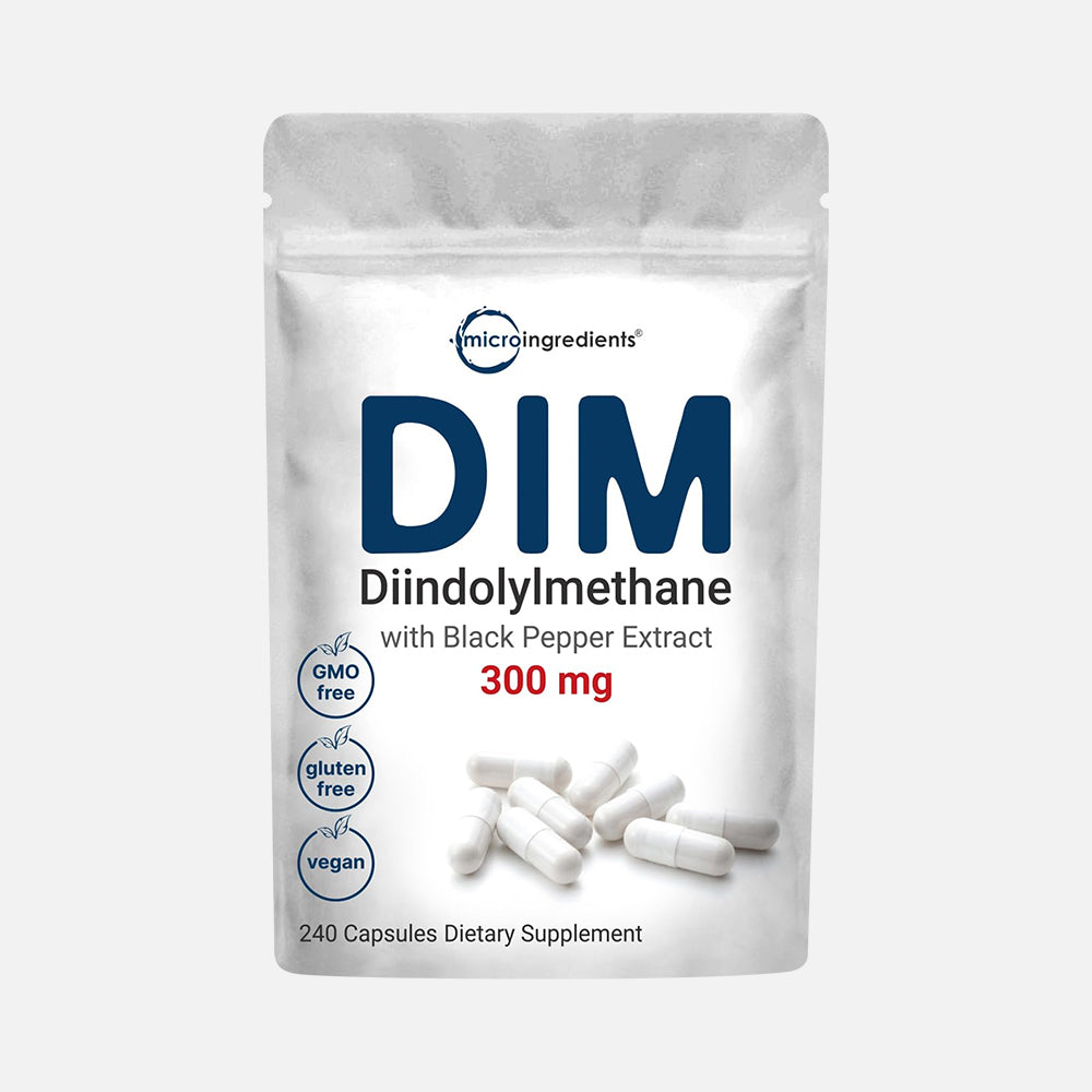 DIM 300mg with Black Pepper Extract - 240 Veggie Capsules