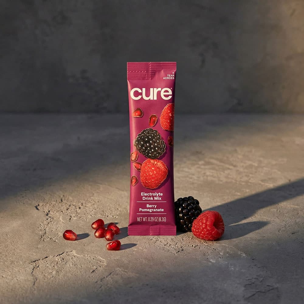 Cure Hydration Electrolyte Mix - 8 Packets (Berry Pomegranate)