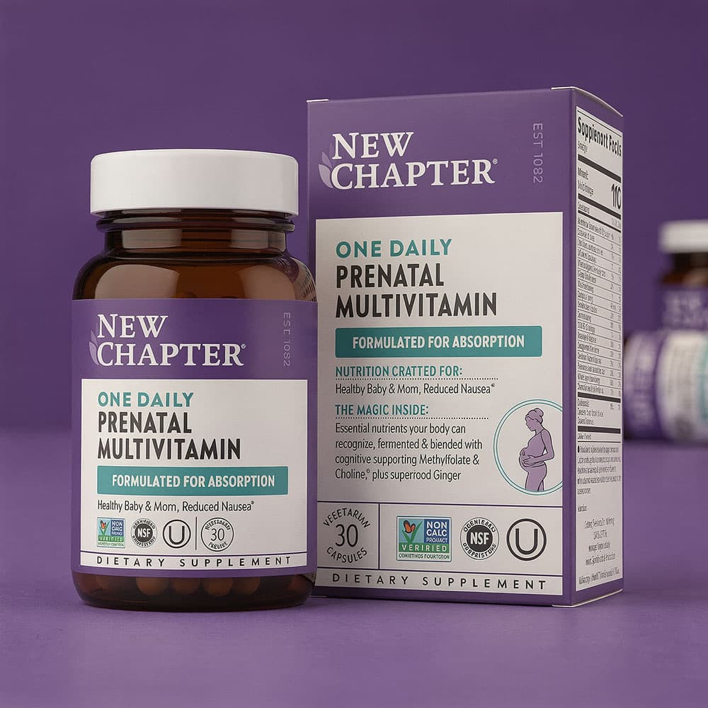 Prenatal Multivitamin with Methylfolate & Choline - 30 Tablets