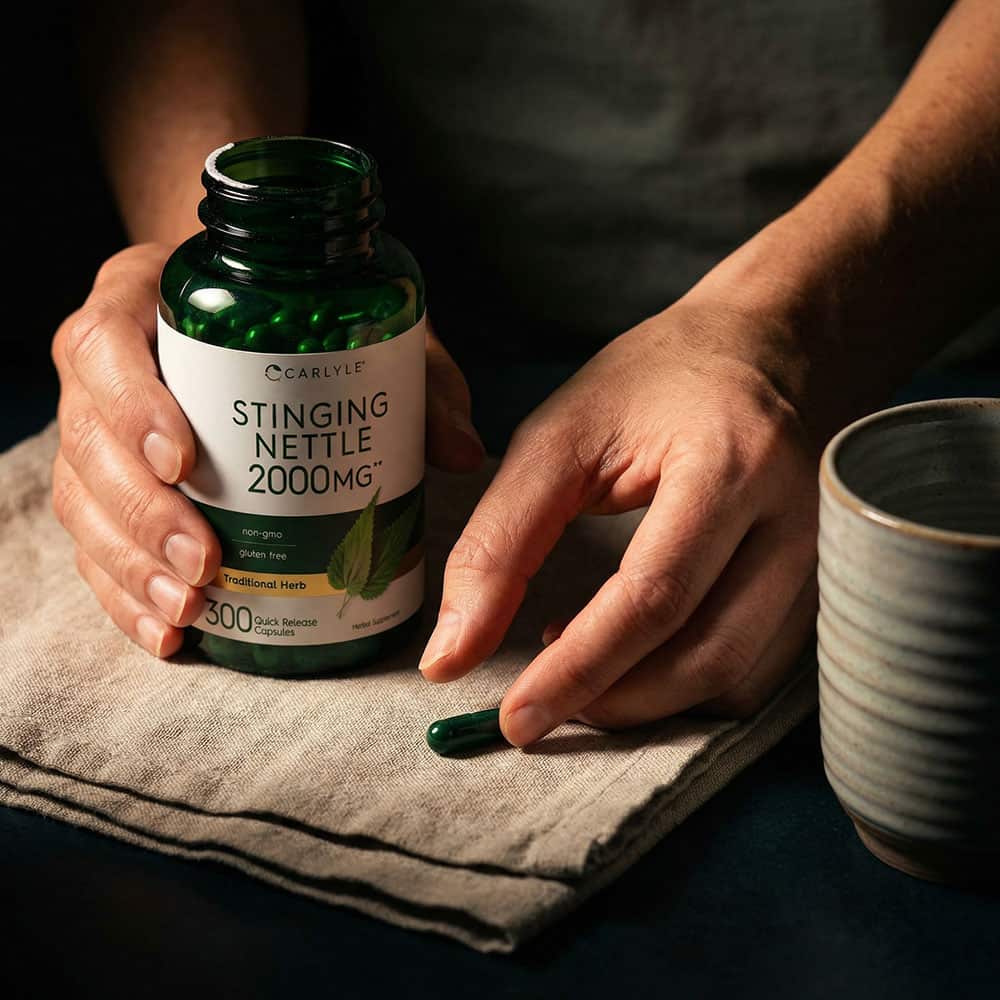 Stinging Nettle Leaf Extract 2000mg - 300 Capsules