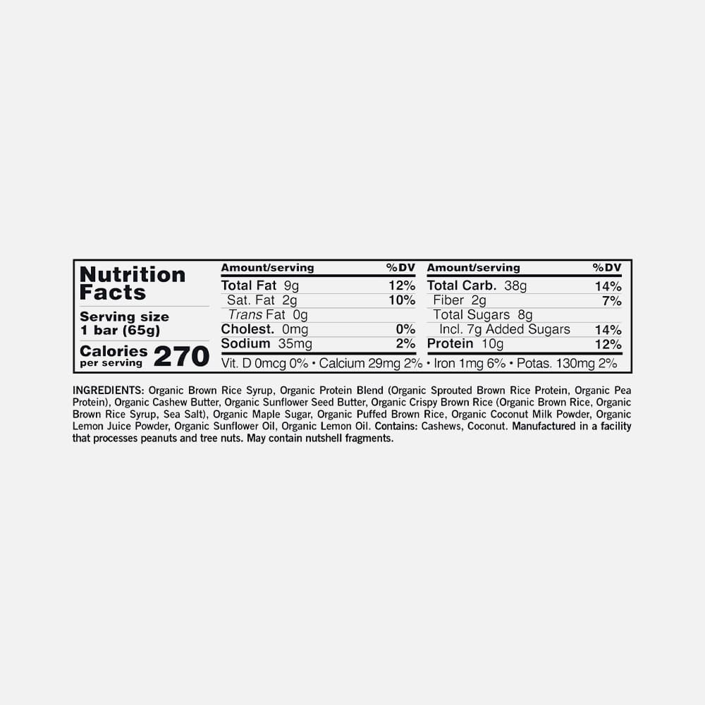 GoMacro Lemon + Lemon Protein 10g - 12 Bars