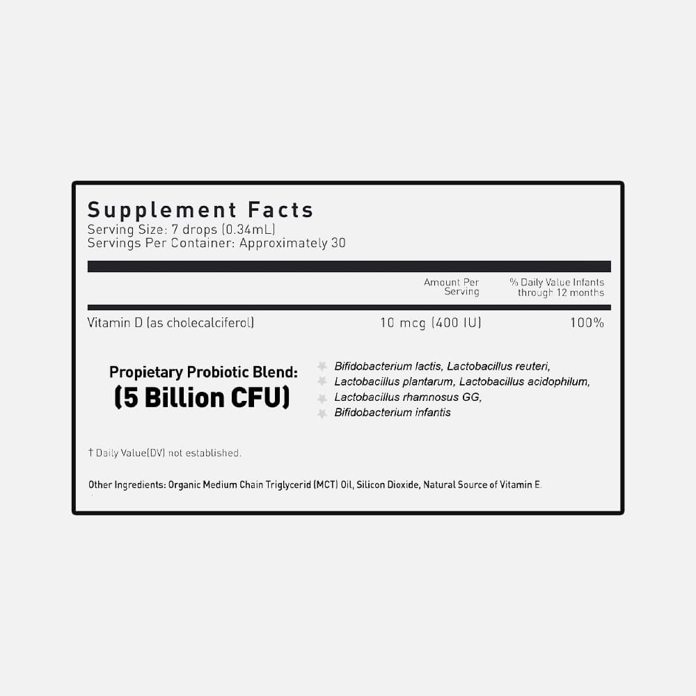 Infant Probiotic 5 Billion CFU - Liquid Drops