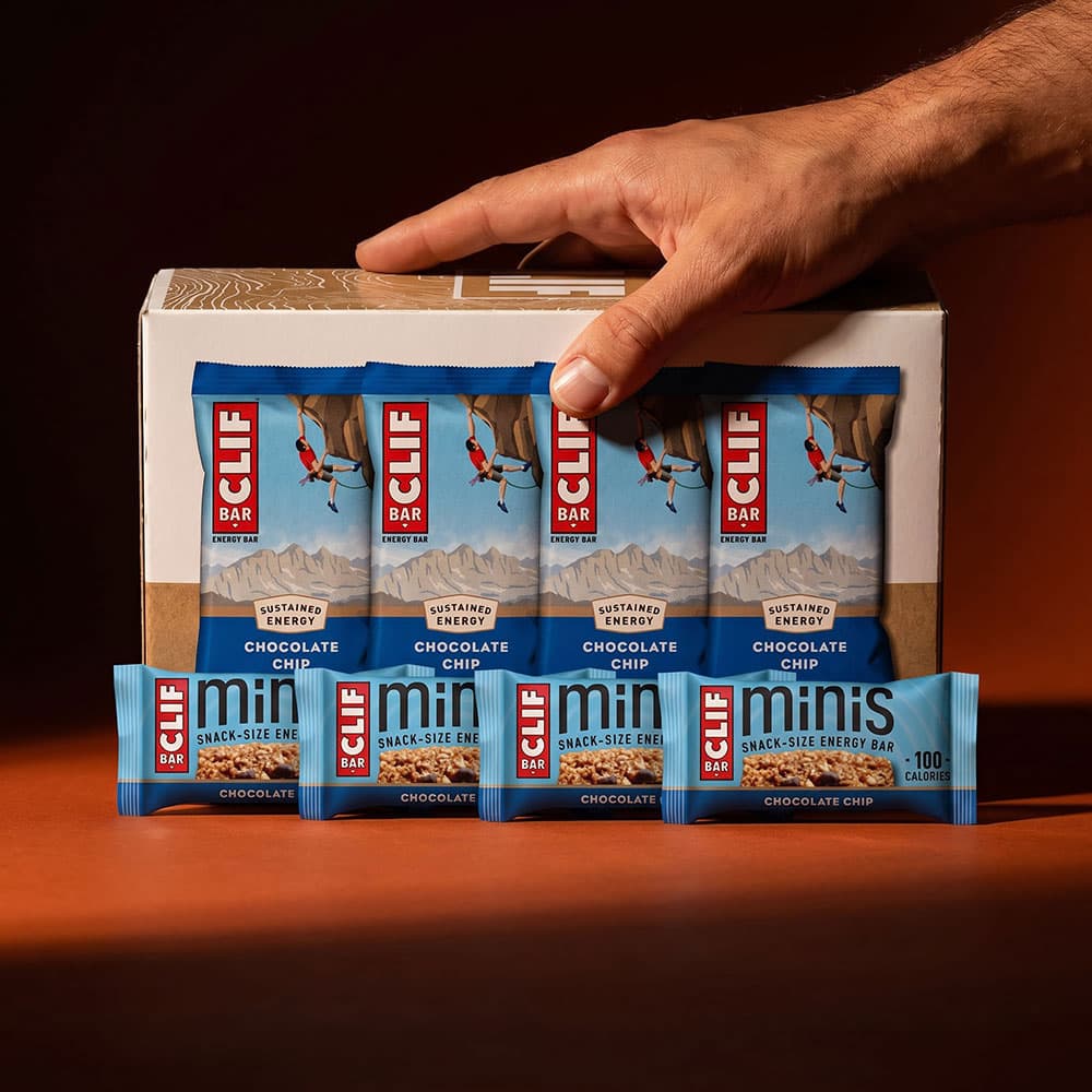 CLIF Bar Chocolate Chip - 20 Energy Bars (Full & Mini)