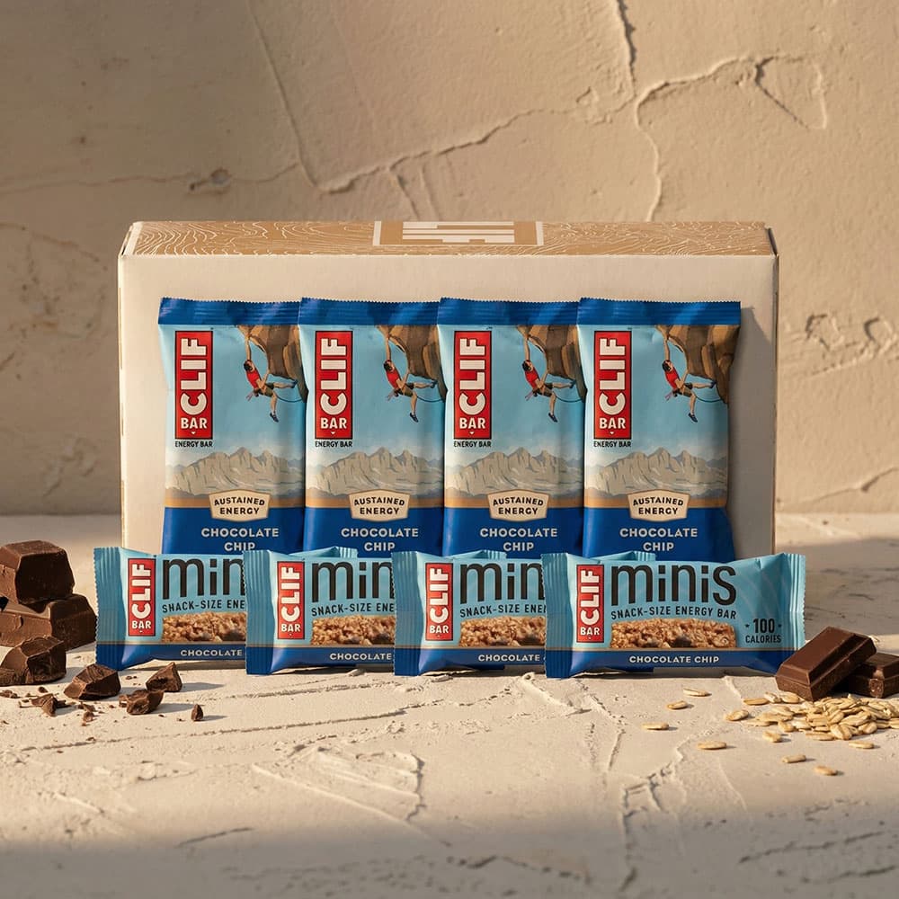 CLIF Bar Chocolate Chip - 20 Energy Bars (Full & Mini)