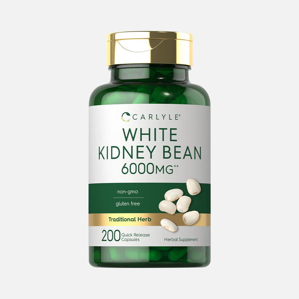 White Kidney Bean Extract 6000mg - 200 Capsules