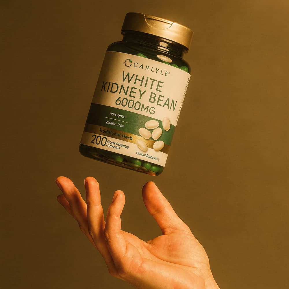 White Kidney Bean Extract 6000mg - 200 Capsules