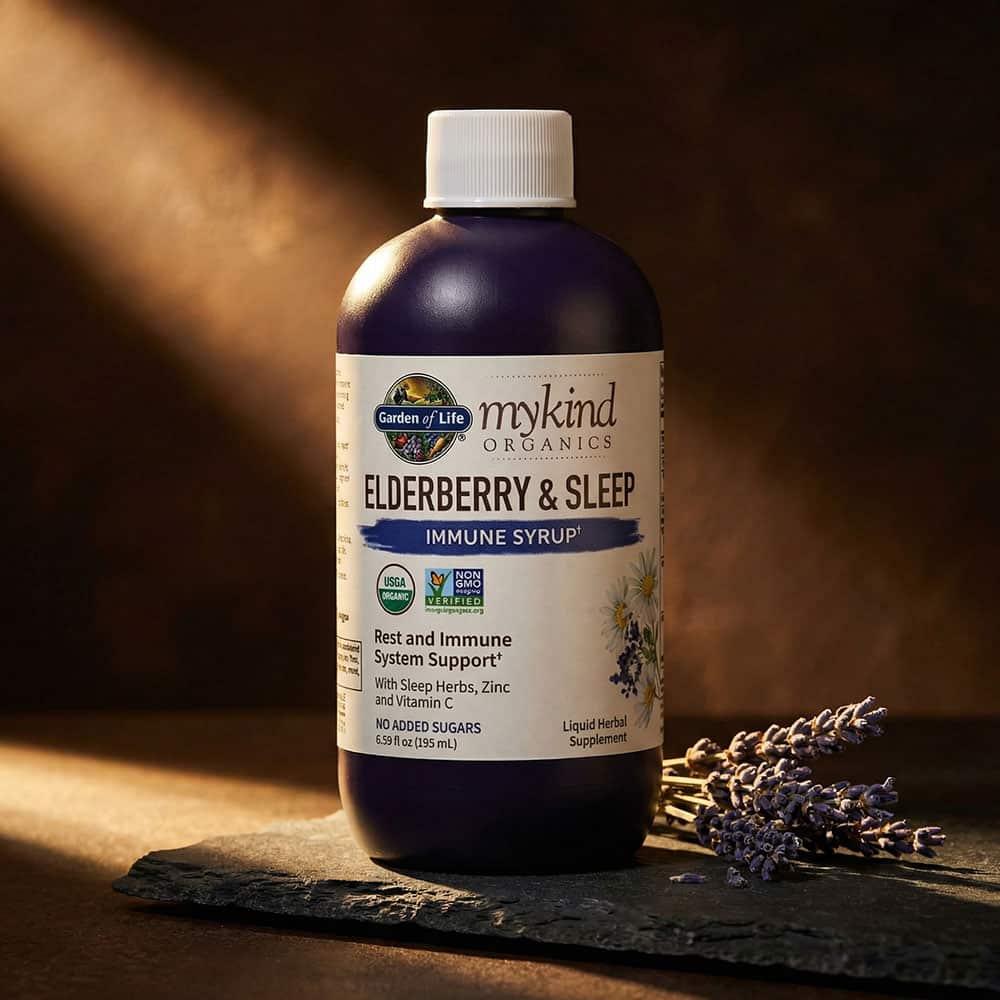 Organic Elderberry Sleep Immune Syrup - 6.59 fl oz Liquid